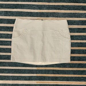 Blue White Seersucker Mini Skirt *Buy 2, Get 1 Free
